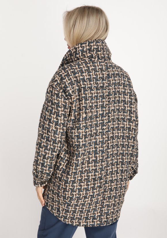 Полупальто силуэта оверсайз шир.  580, рис. 2