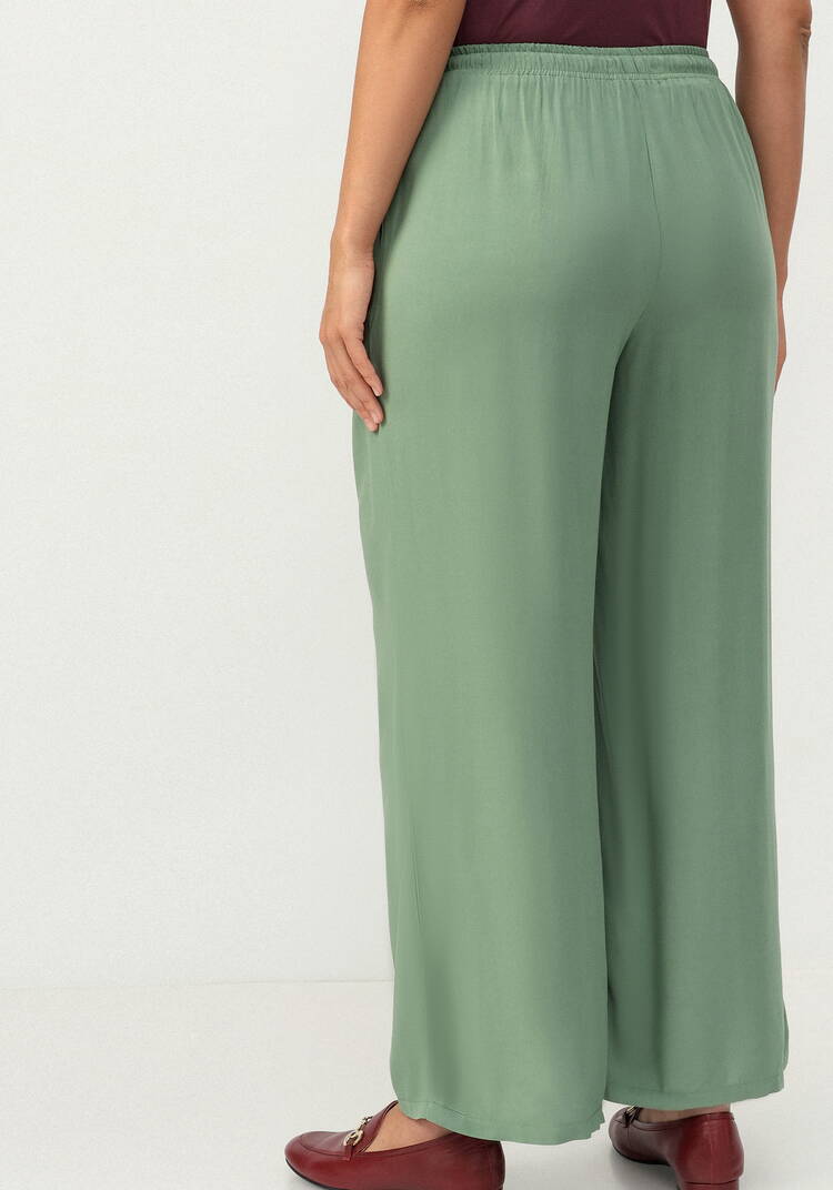 Брюки широкие на кулиске из штапеля шир.  750, рис. 24