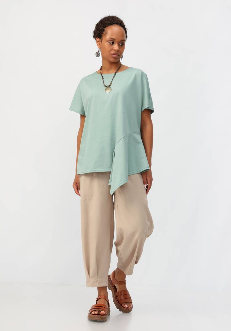 Блуза с асимметричным кроем шир.  750, рис. 24