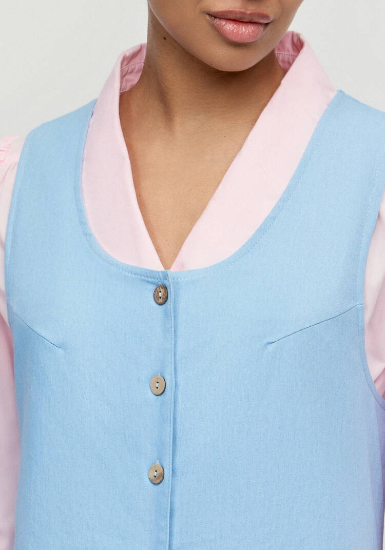 Сарафан оверсайз с отрезной линией талии шир.  750, рис. 14