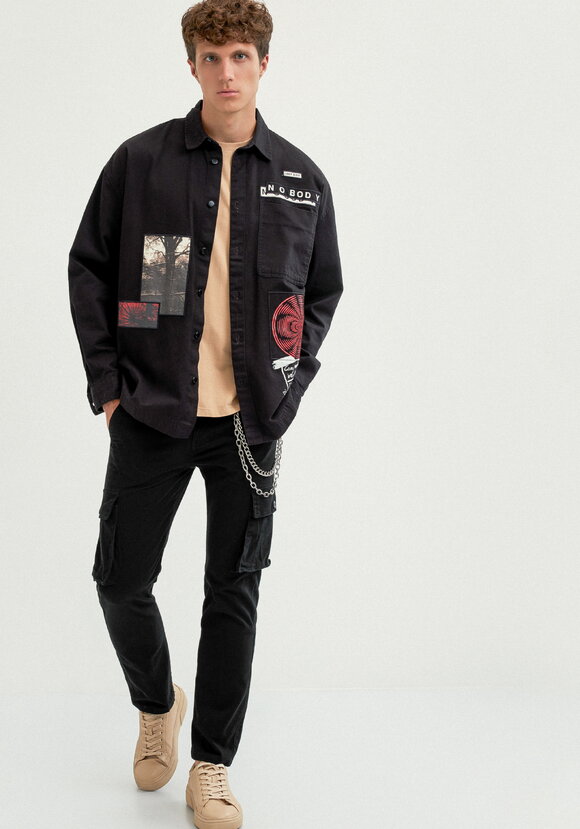 Брюки карго шир.  580, рис. 1