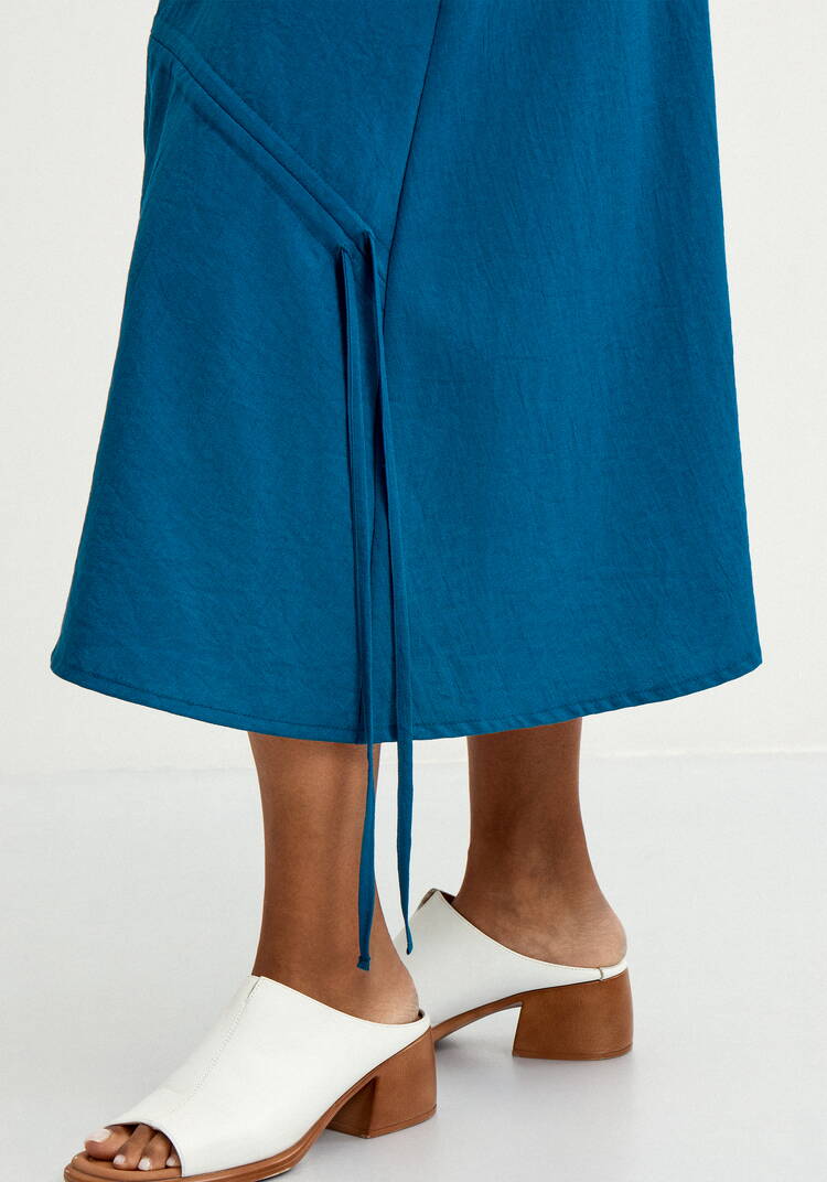 Юбка с декоративной сборкой шир.  750, рис. 14