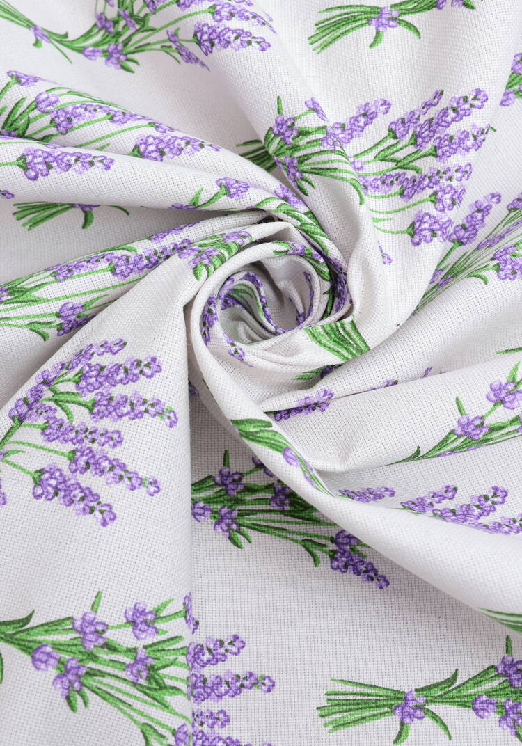 Штора из рогожки Лаванда шир.  750, рис. 5