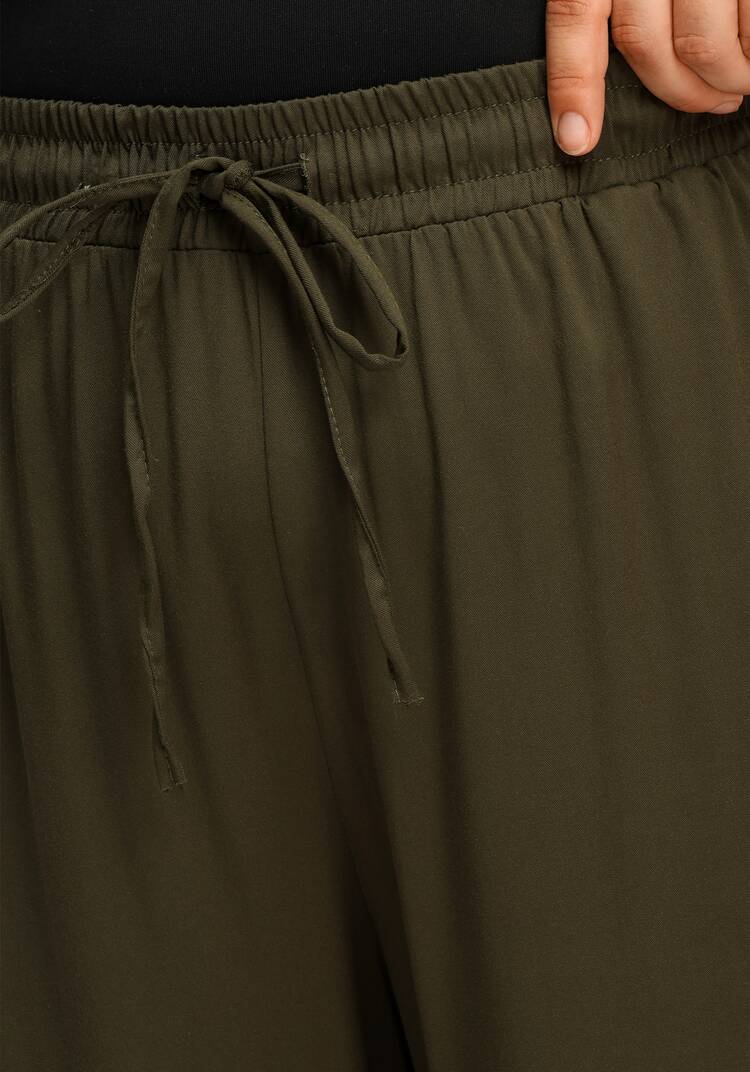 Брюки палаццо с резинкой на поясе шир.  750, рис. 21