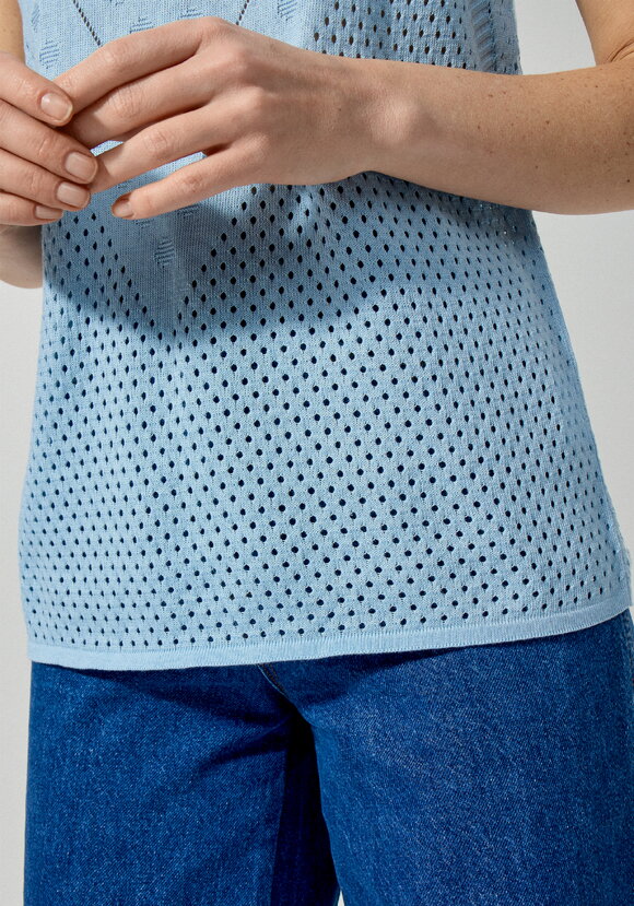 Футболка ажурная с графичным рисунком шир.  580, рис. 20