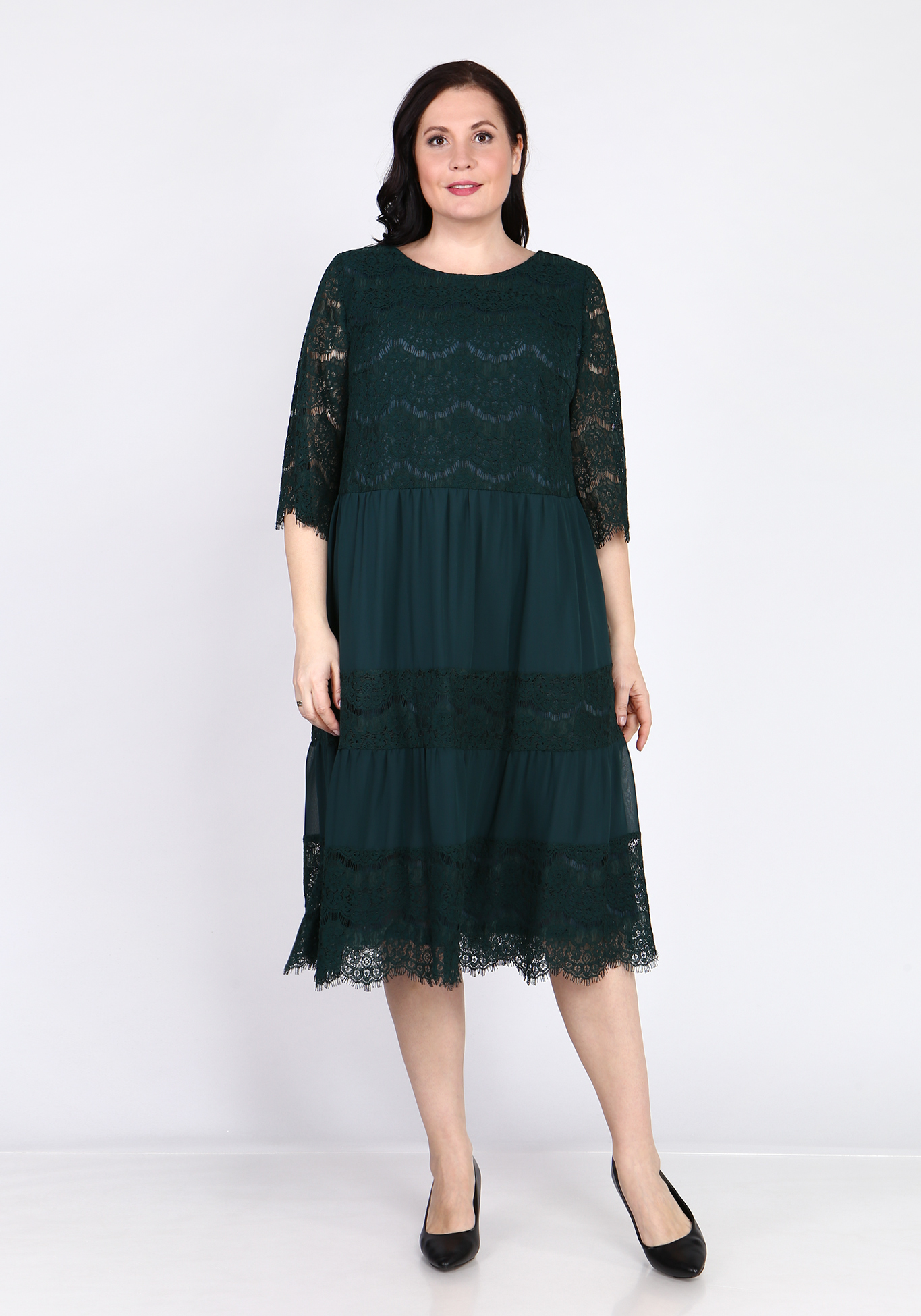 

Платье ажурное Лиана, Синий