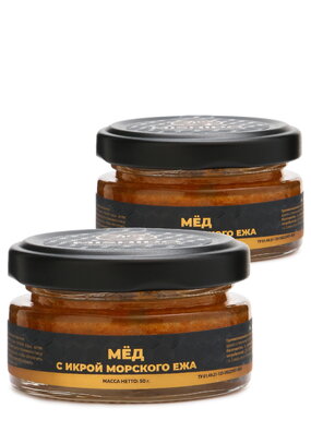 Мёд с сублимированной икрой для мозга 2шт