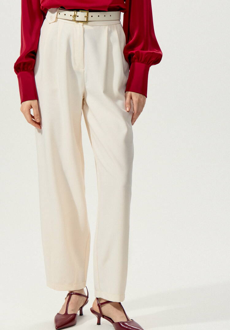 Брюки со складками свободные шир.  750, рис. 8