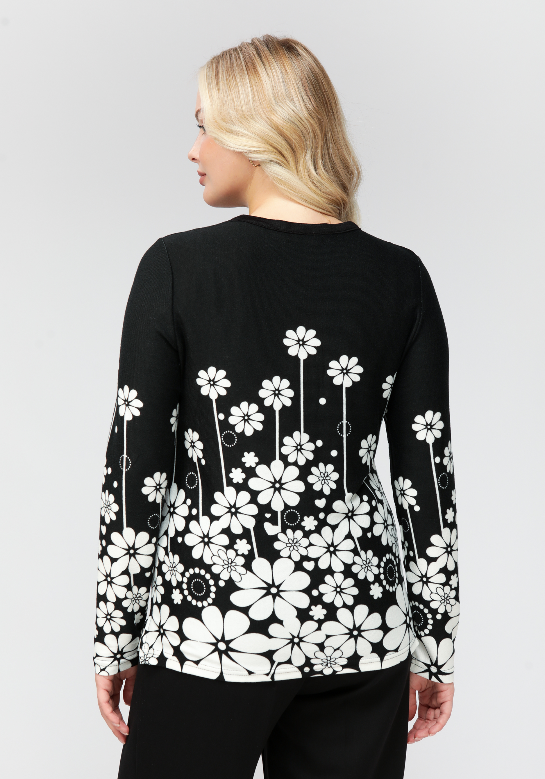 Блуза "Альма" Zolinger, цвет черный, размер 58 - фото 10