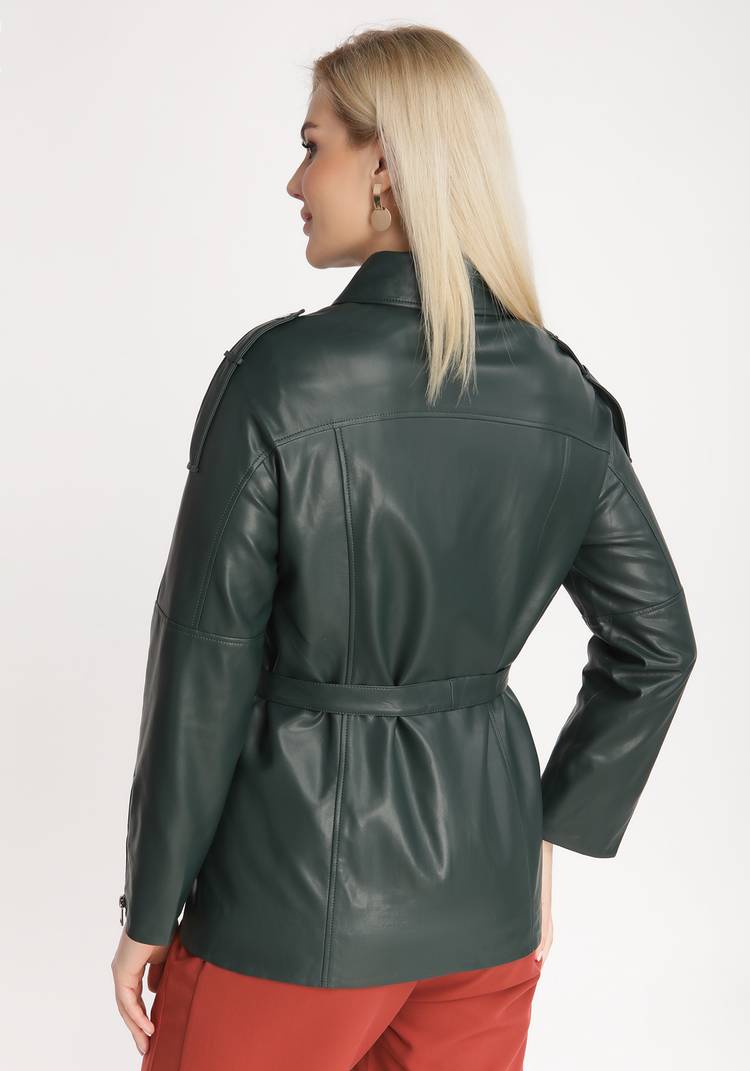 Куртка из экокожи с отложным воротником шир.  750, рис. 6