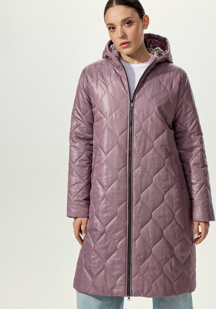 Куртка прямого кроя с капюшоном на молнии шир.  750, рис. 4