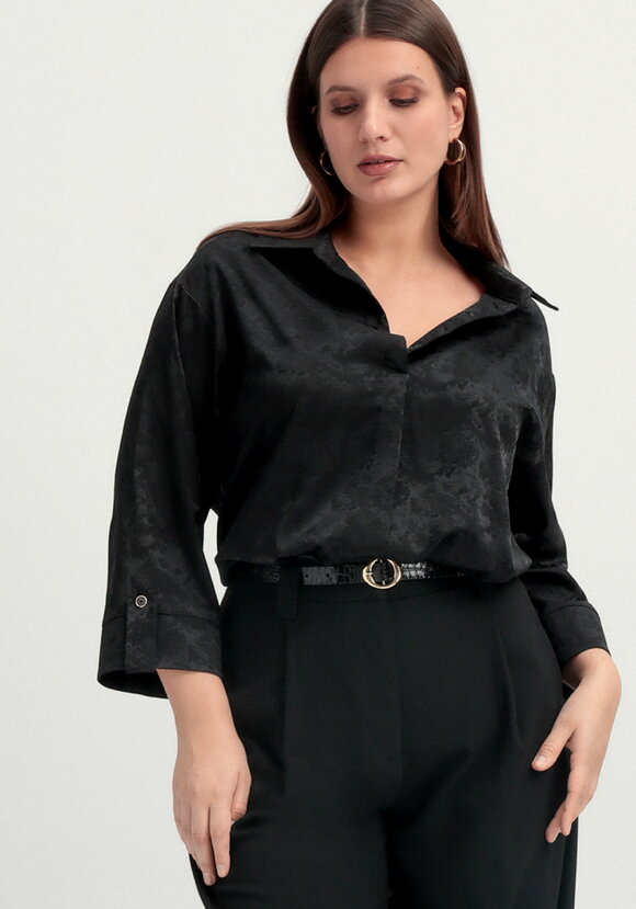 Блуза из шелка с рисунком шир.  580, рис. 8