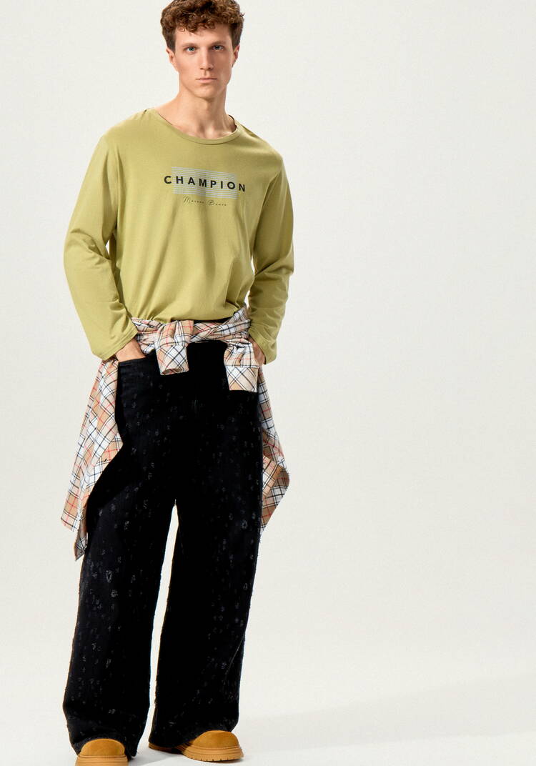 Лонгсливы с лаконичным принтом, 2 шт. шир.  750, рис. 18