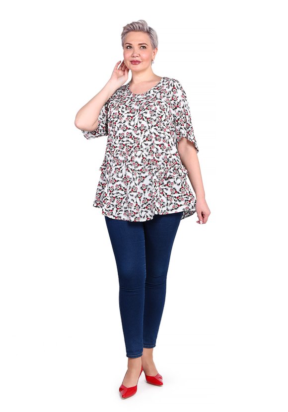 Блуза Чувственная Феерия шир.  580, рис. 3