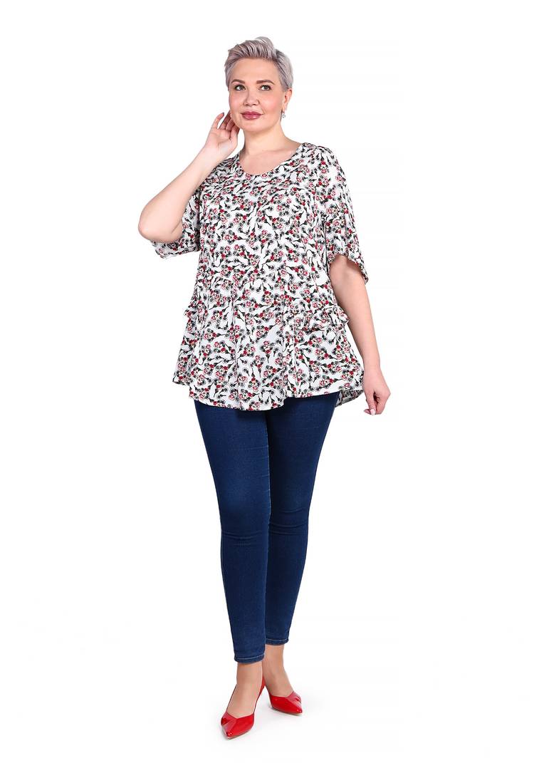 Блуза Чувственная Феерия шир.  750, рис. 3