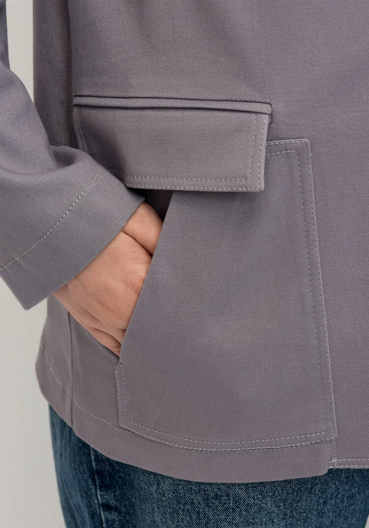 Пиджак из джинсы с карманами шир.  750, рис. 15