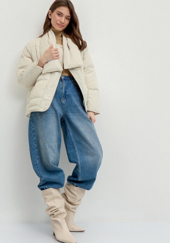 Куртка со съемным воротником шир.  580, рис. 2