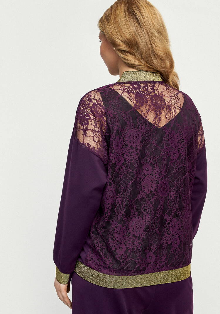 Бомбер трикотажный с ажурной спинкой шир.  750, рис. 27