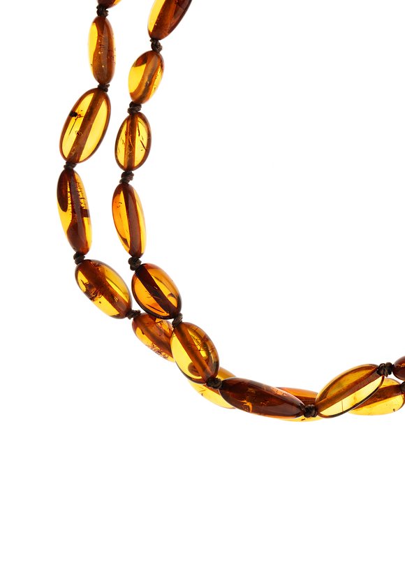 Бусы Янтарные капли шир.  580, рис. 2