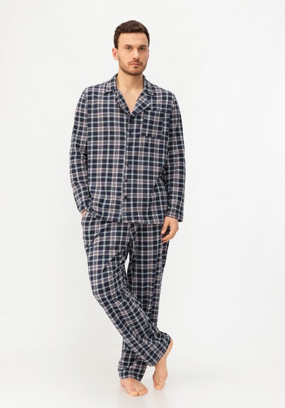 Пижама мужская в клетку шир.  580, рис. 17