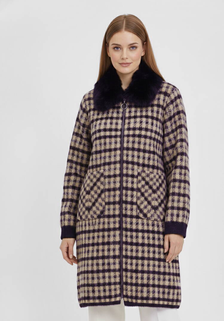 Пальто с отстегивающимся мехом шир.  750, рис. 7