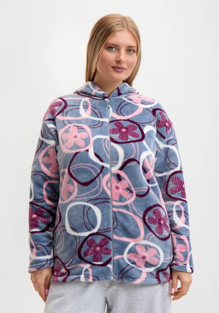 Толстовка из велсофта на молнии шир.  750, рис. 15