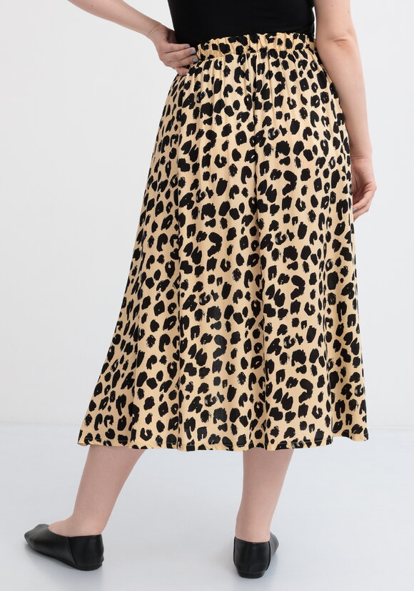 Юбка свободная с широким поясом на резинке шир.  580, рис. 3