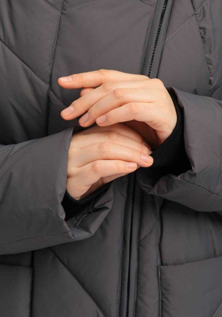 Пуховик с асимметричной молнией шир.  750, рис. 7