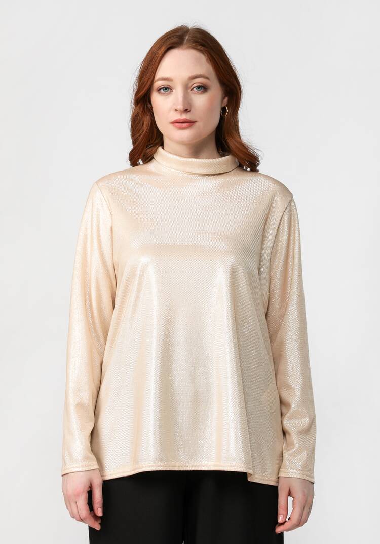 Водолазка с люрексом шир.  750, рис. 10