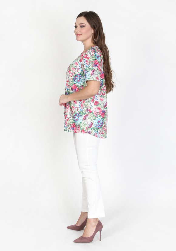 Блуза Летняя нотка шир.  580, рис. 3