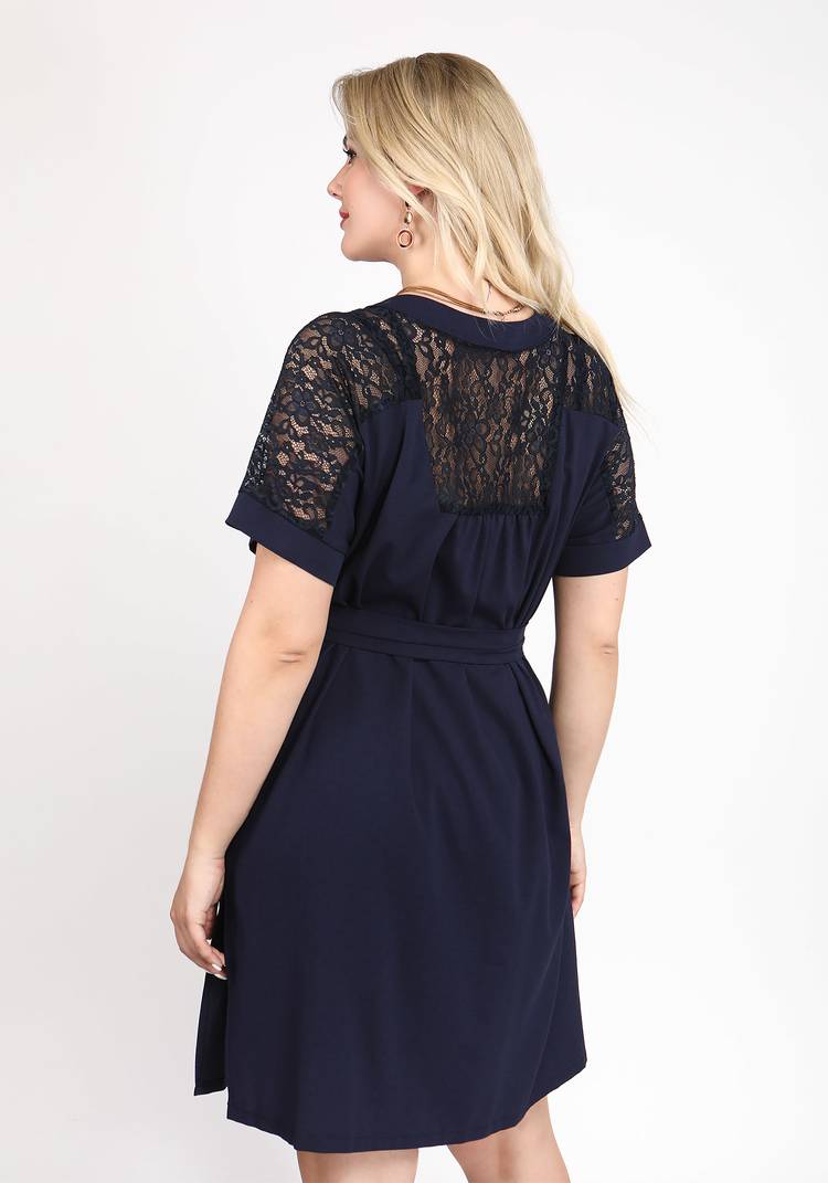 Туника с кружевом шир.  750, рис. 6