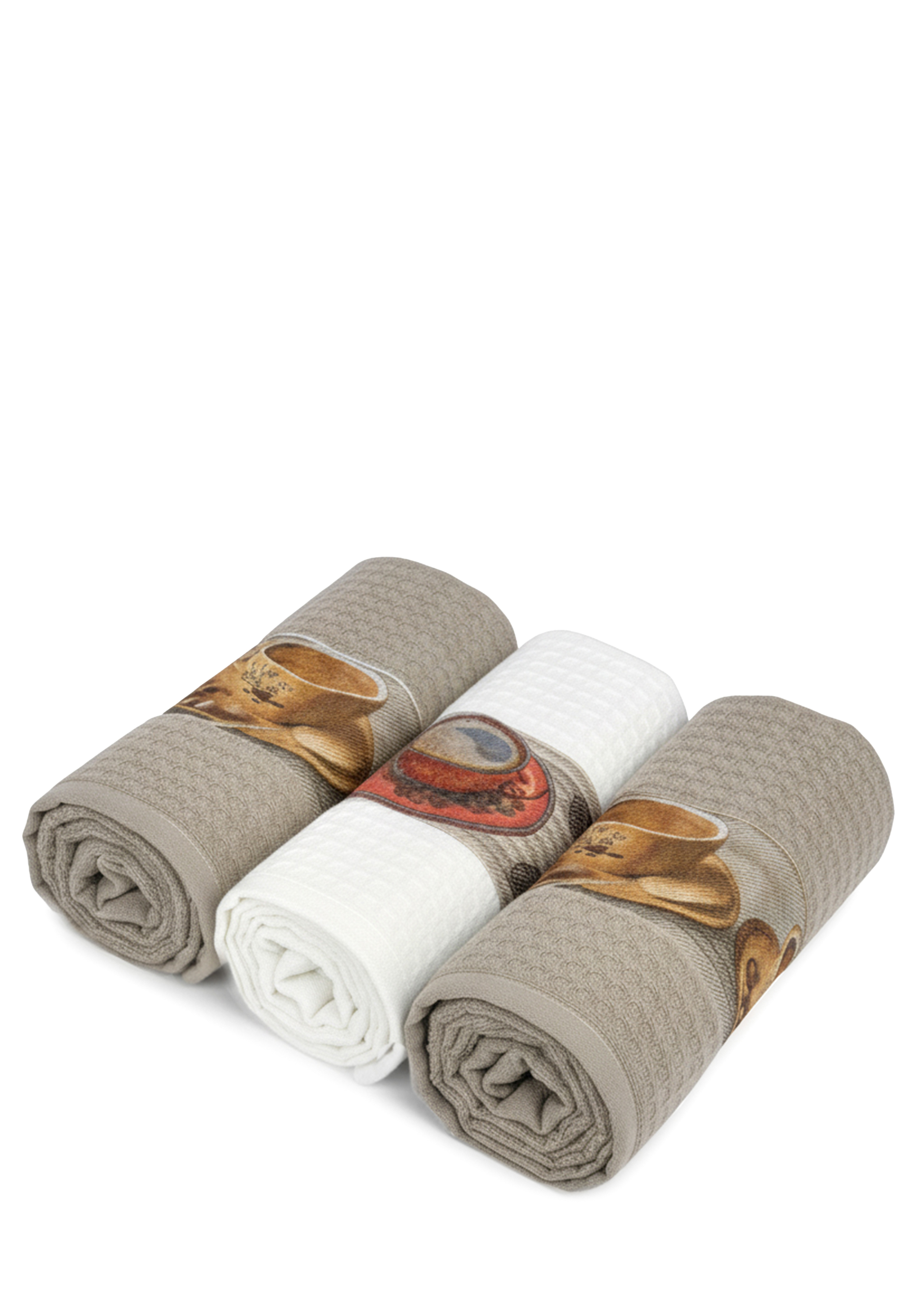 Полотенца вафельные в коробке, 3 шт.