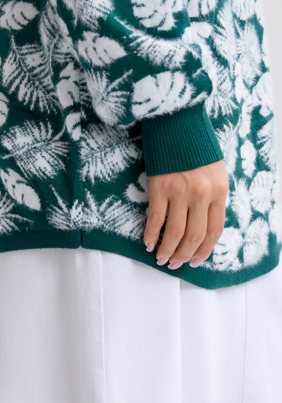 Туника пушистая с принтом шир.  580, рис. 46