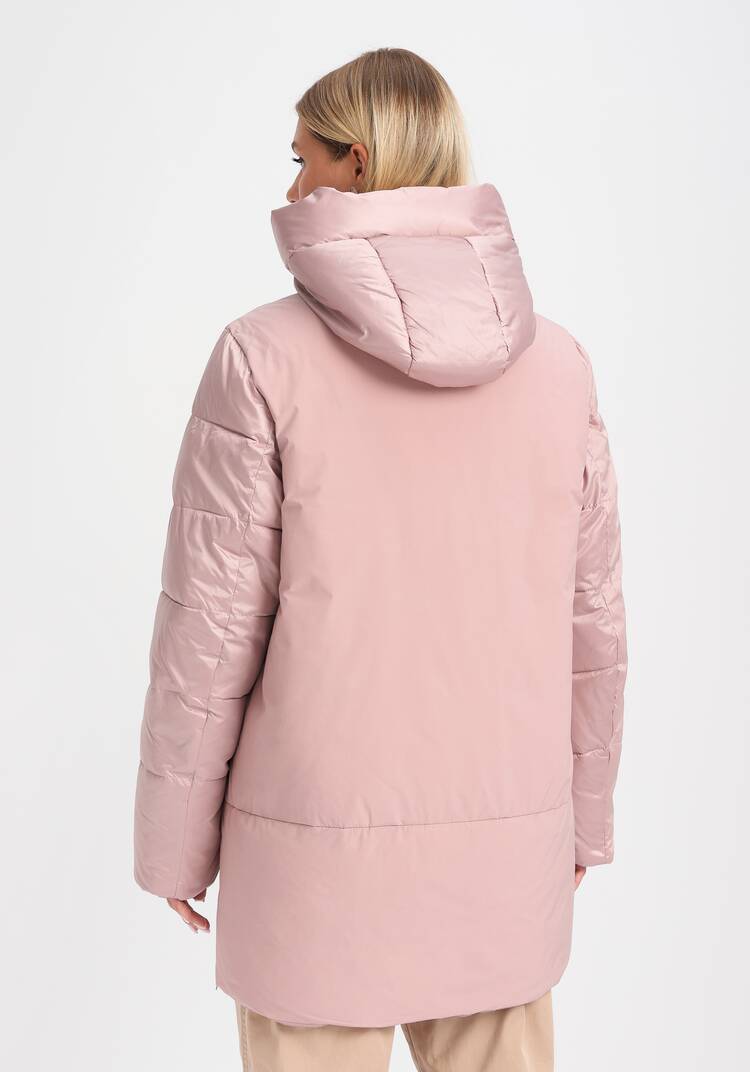 Куртка из мерцающей ткани с капюшоном шир.  750, рис. 19