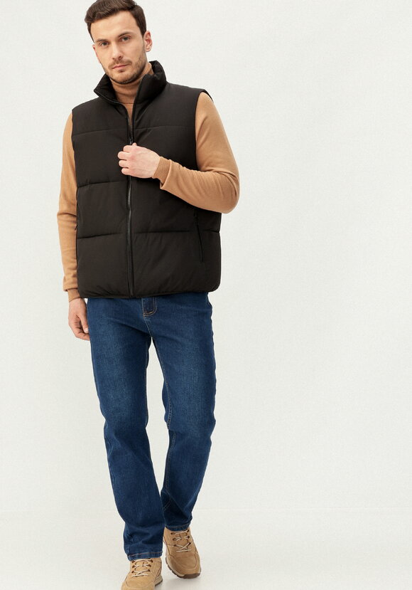 Жилет с крупной стежкой шир.  580, рис. 2