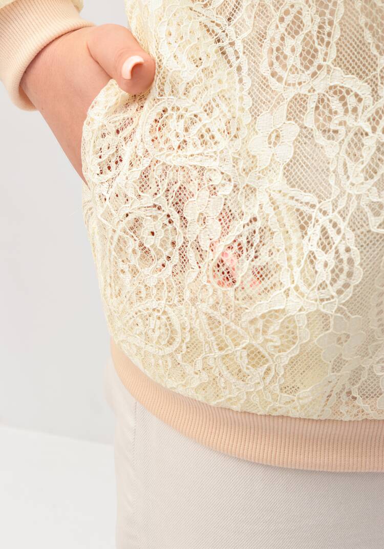 Бомбер кружевной шир.  750, рис. 14