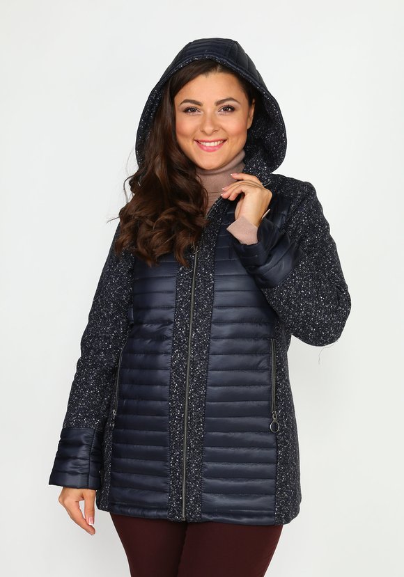 Куртка утепленная приталенная на молнии шир.  580, рис. 3