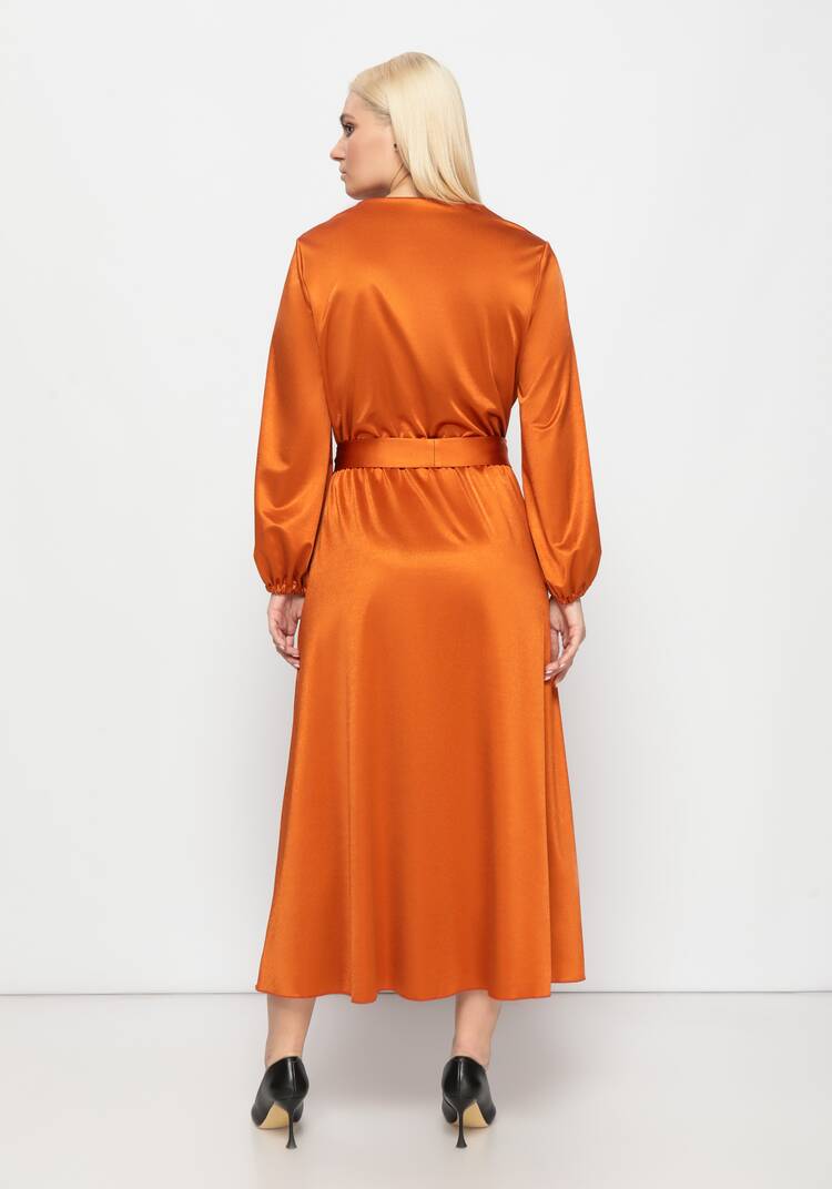 Платье с резинкой на талии и поясом шир.  750, рис. 17