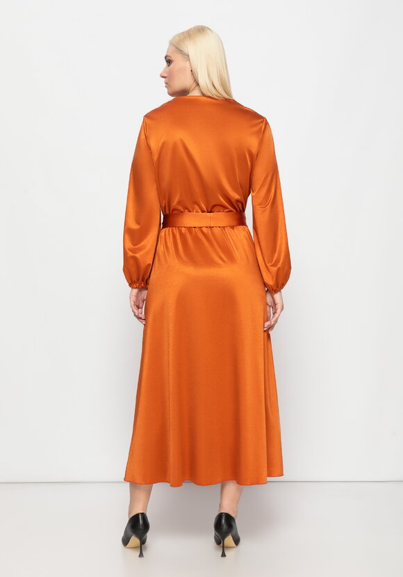 Платье с резинкой на талии и поясом шир.  580, рис. 17