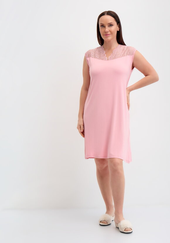 Сорочка из вискозы с кружевом шир.  580, рис. 8