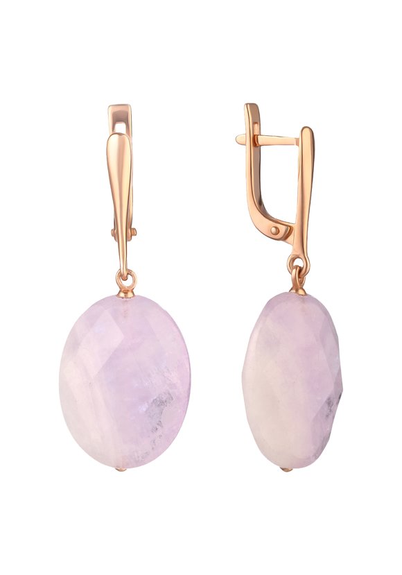 Серьги серебряные Волшебный аметист шир.  580, рис. 2