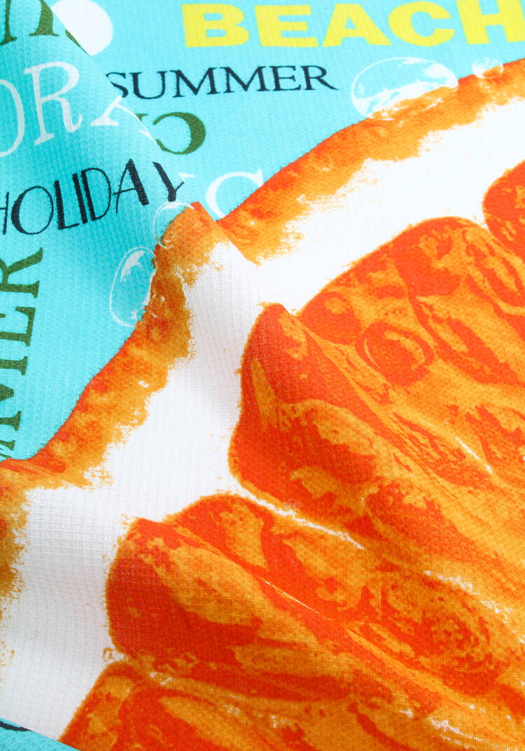 Полотенце вафельноe пляжное шир.  750, рис. 8