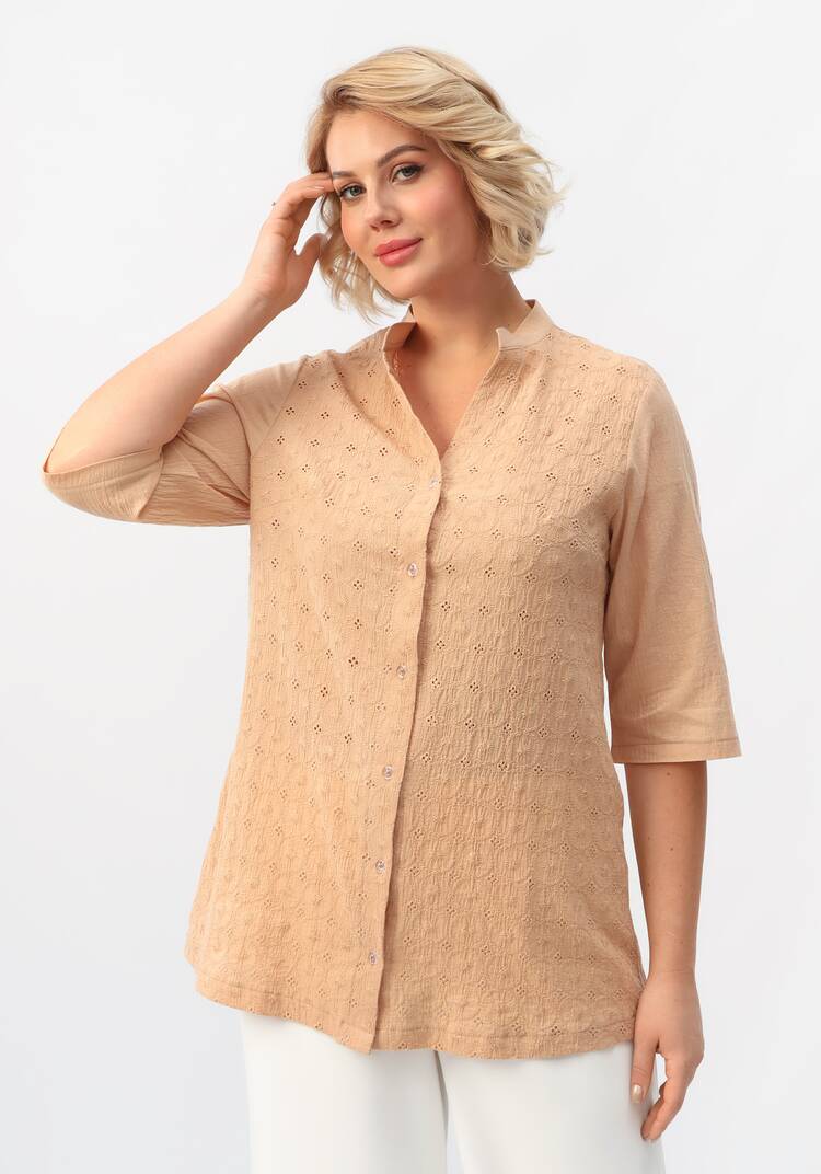 Рубашка из хлопка с шитьем шир.  750, рис. 21