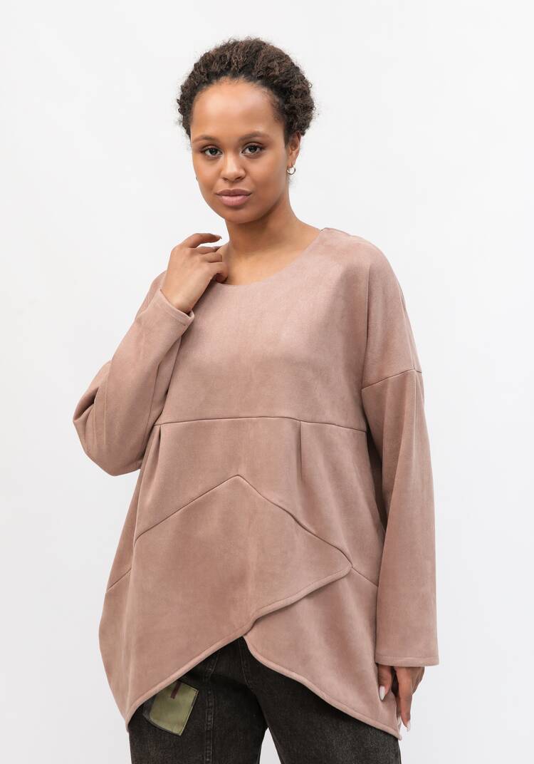 Туника из эко-замши шир.  750, рис. 14