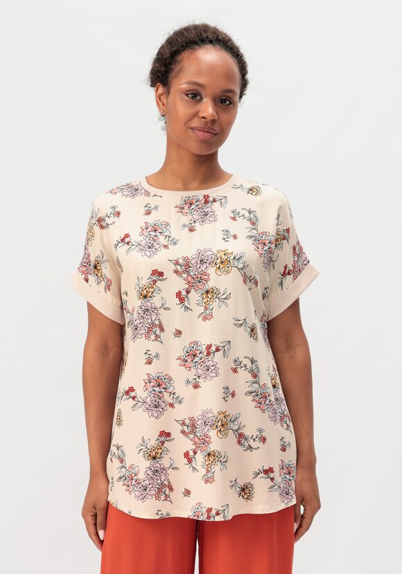 Блуза с цветочным принтом Аманда шир.  580, рис. 24