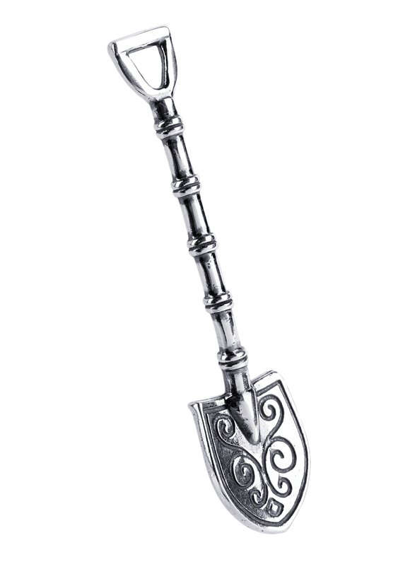 Серебряный сувенир Денежная лопата шир.  580, рис. 1