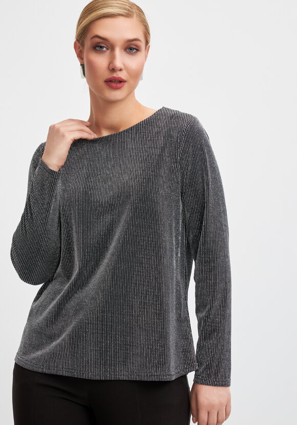 Блуза из трикотажа с люрексом шир.  580, рис. 6