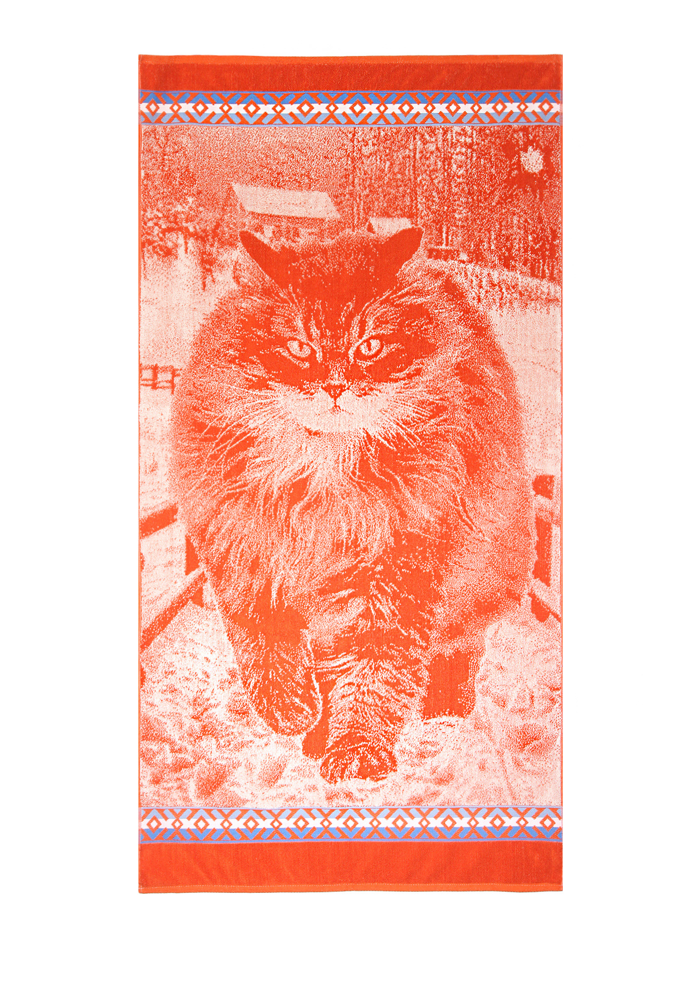 Полотенце махровое "Сибирский кот"