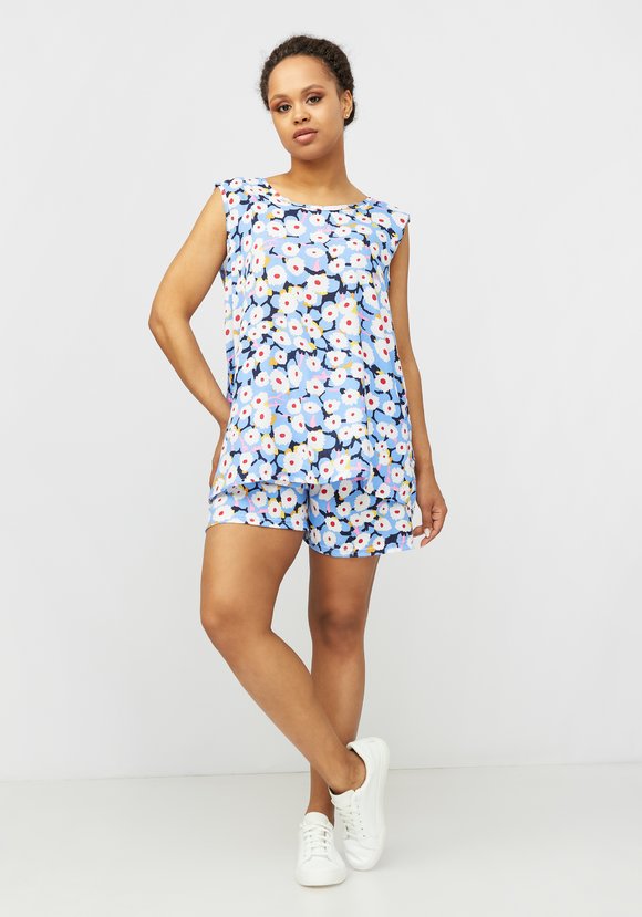 Комплект из майки и шорт Виолетта шир.  580, рис. 24