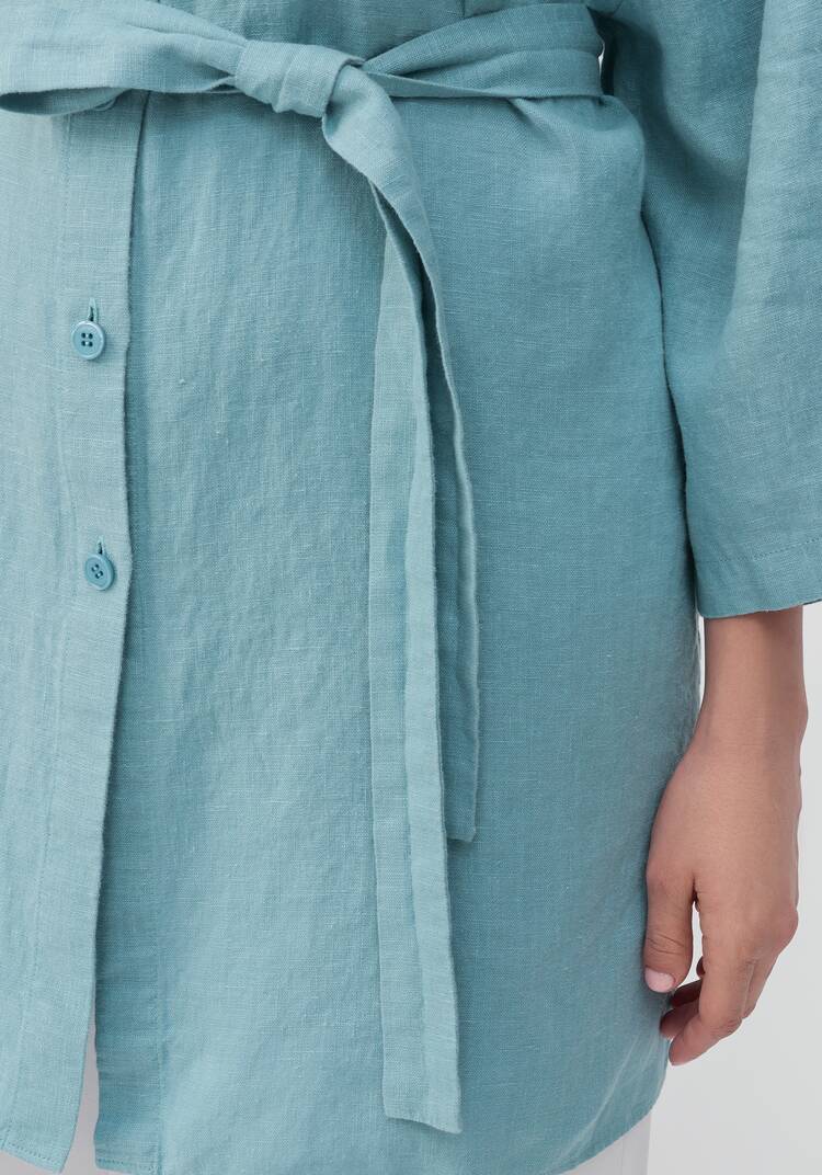 Рубашка удлиненная на поясе шир.  750, рис. 11